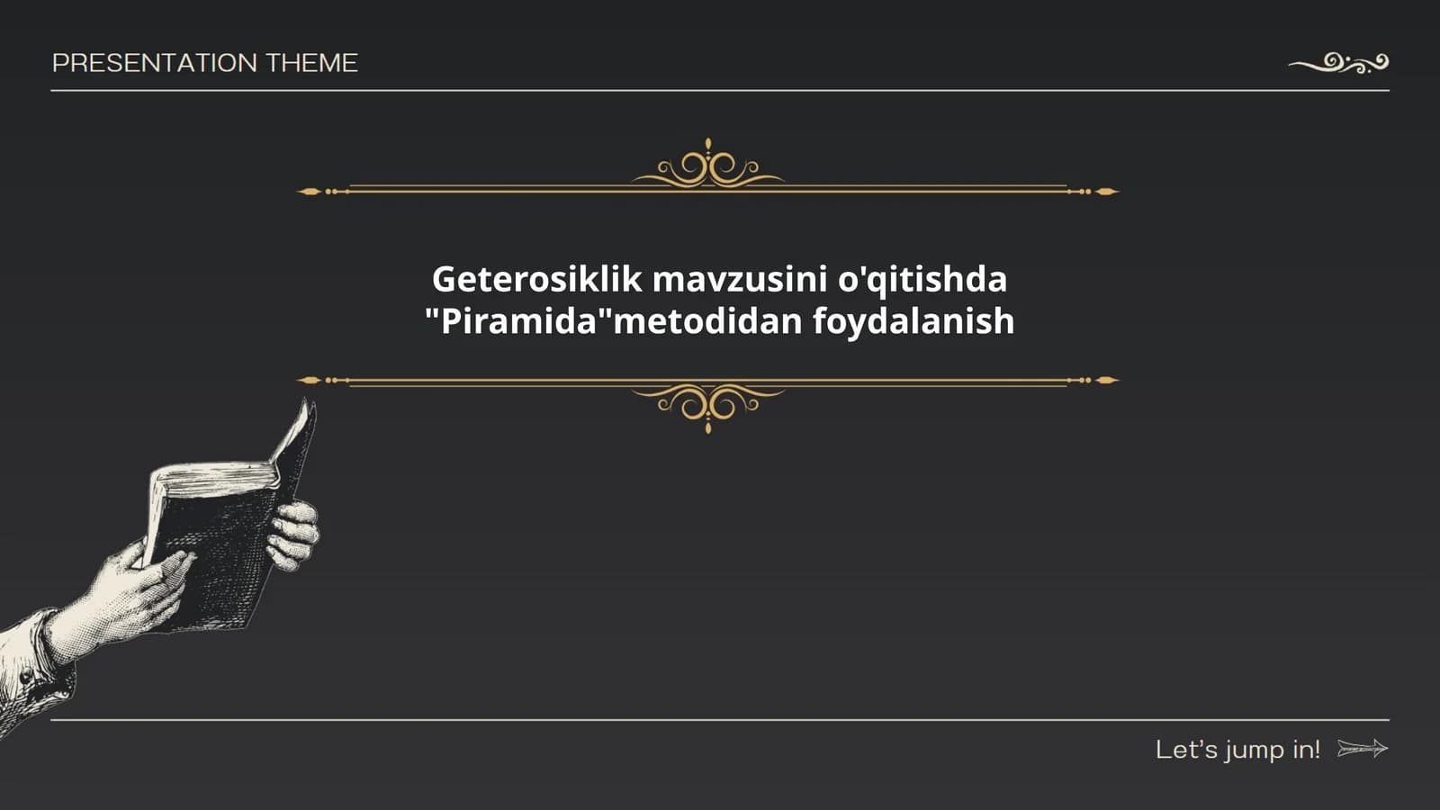 Geterosiklik mavzusini o'qitishda "Piramida"metodidan foydalanish