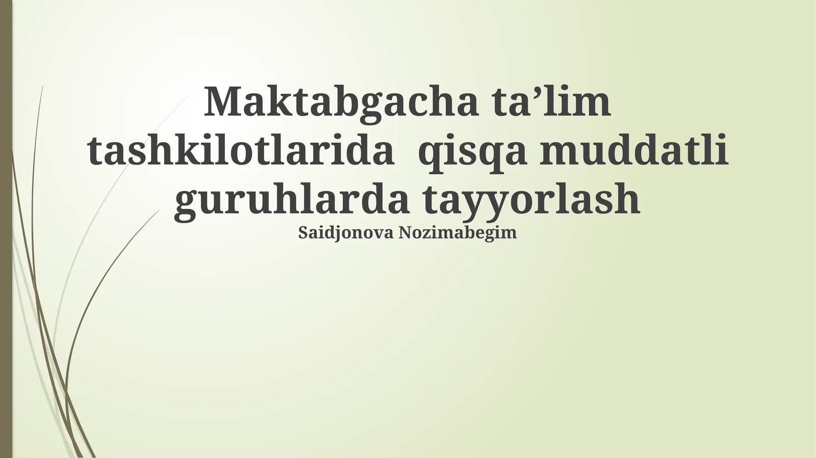 Bolalarni guruhga moslashtirish usullari