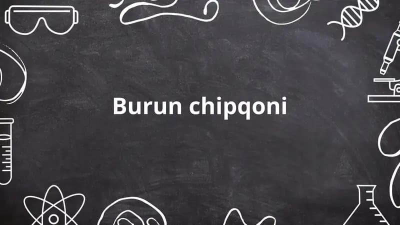 Burun chipqoni