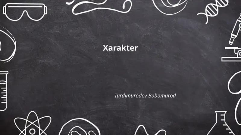 Xarakter
