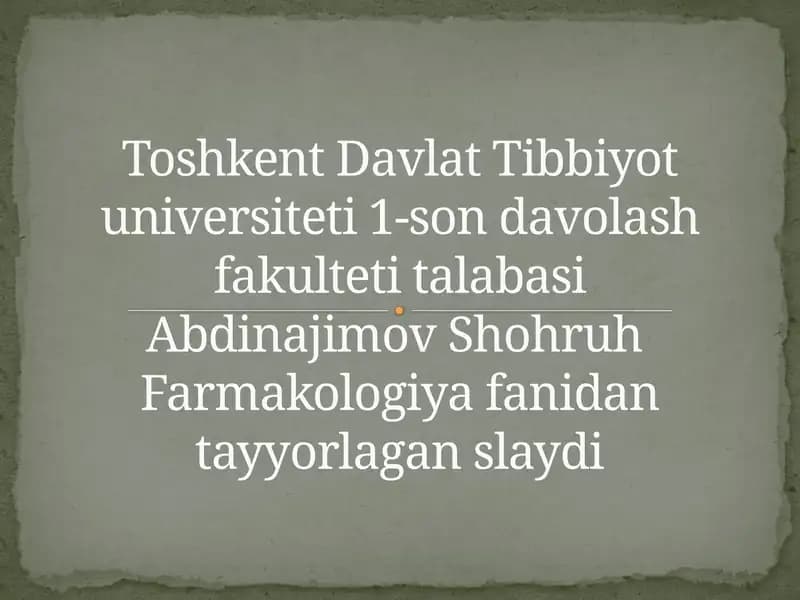 Etilspirti.Alkogolizmvauningasoratlari