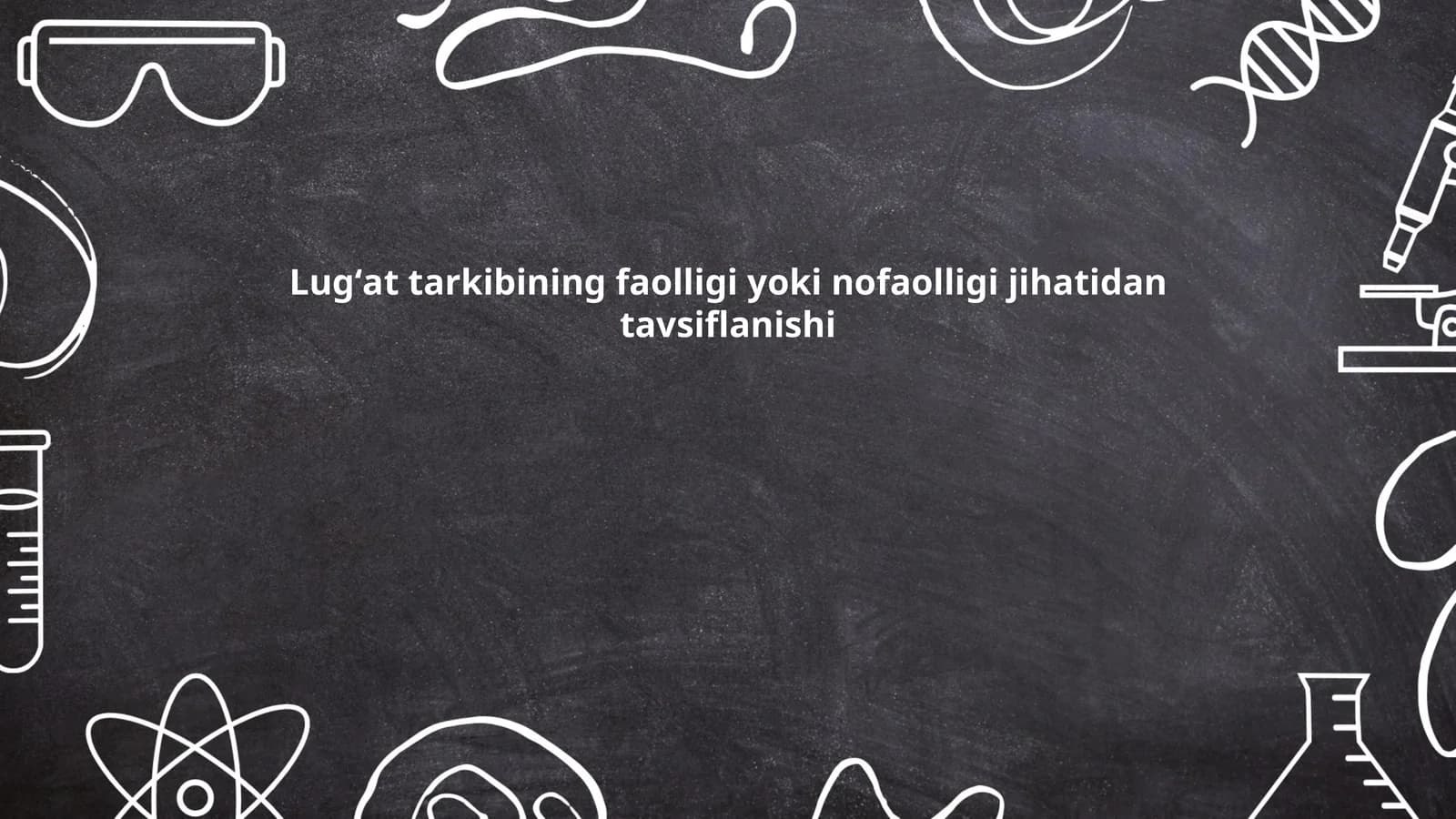 Aktiv lugʻat
