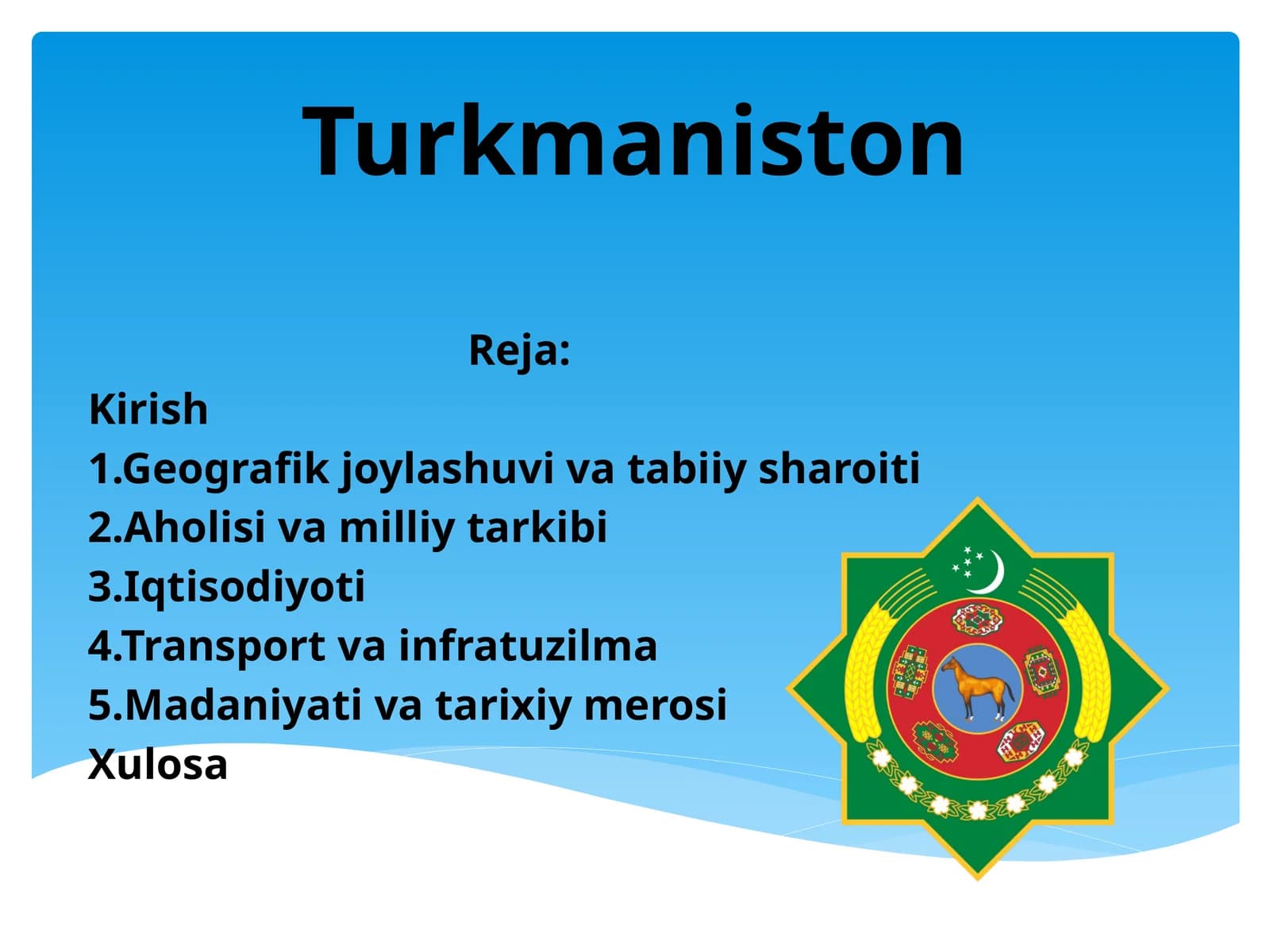 Turkmaniston
