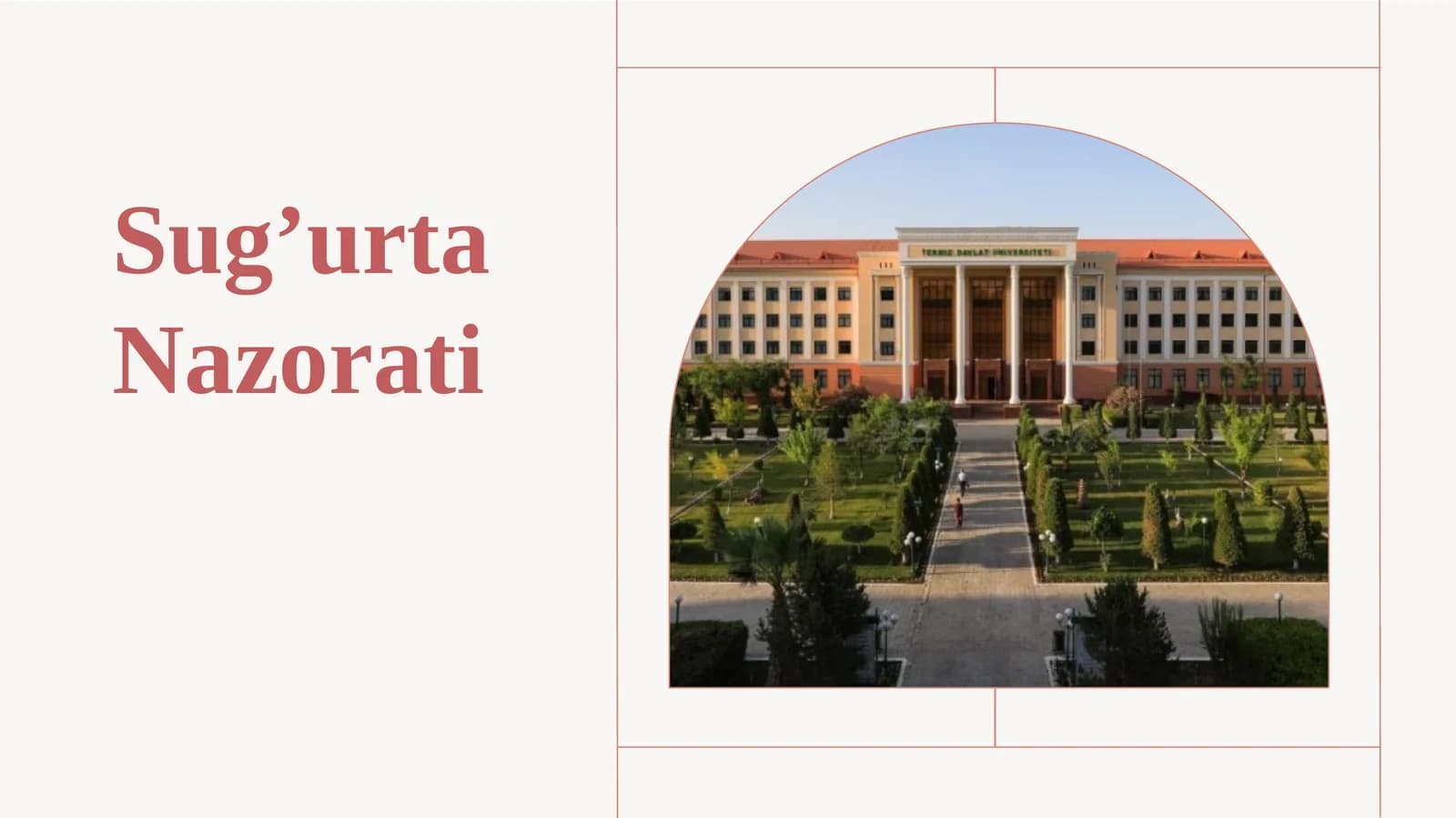 Sug’urta Nazorati