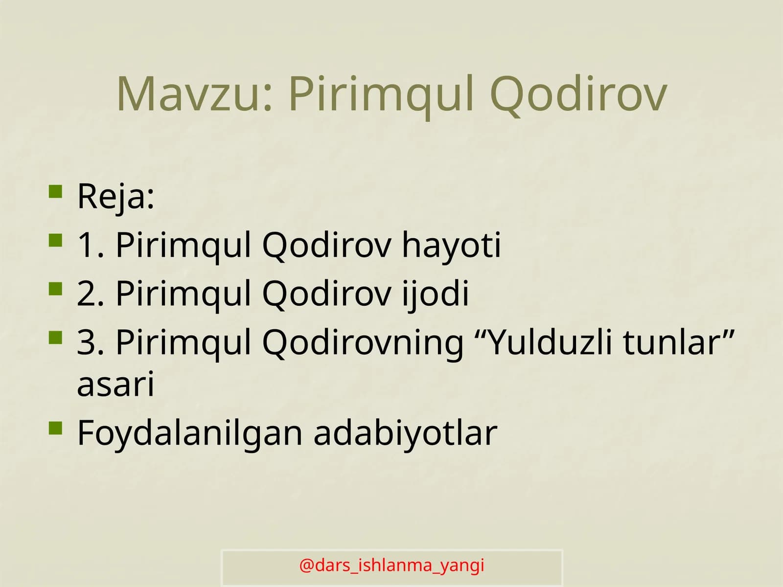 Pirimqul Qodirov