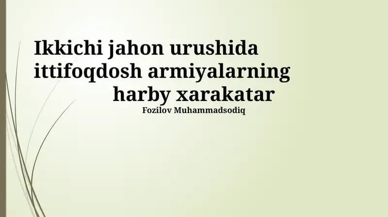 Harby xarakatlar
