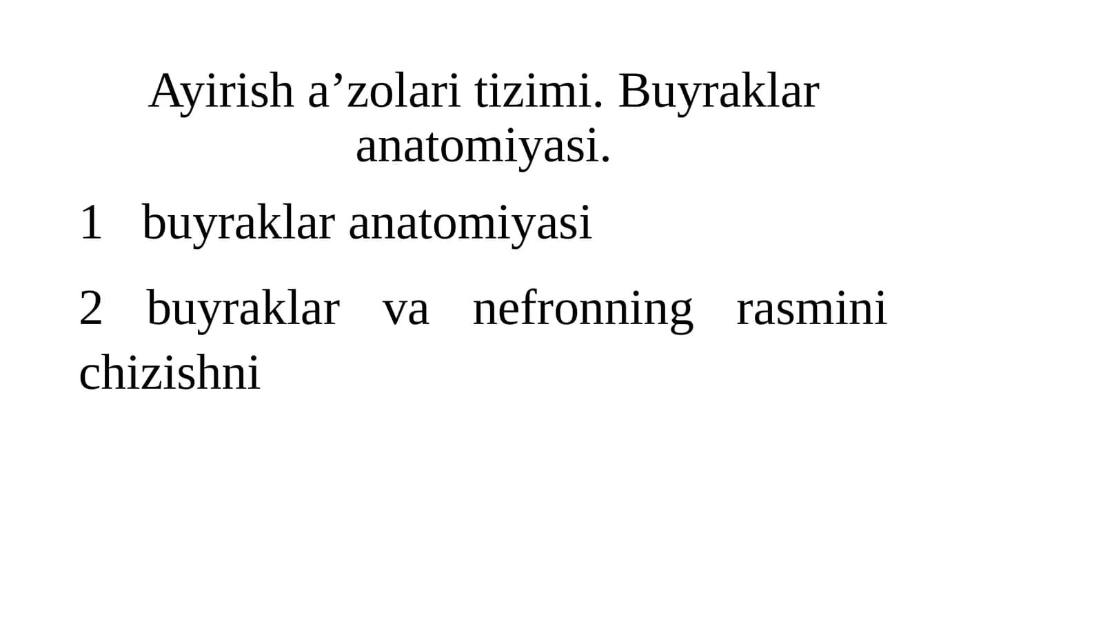 1 buyraklaranatomiyasi