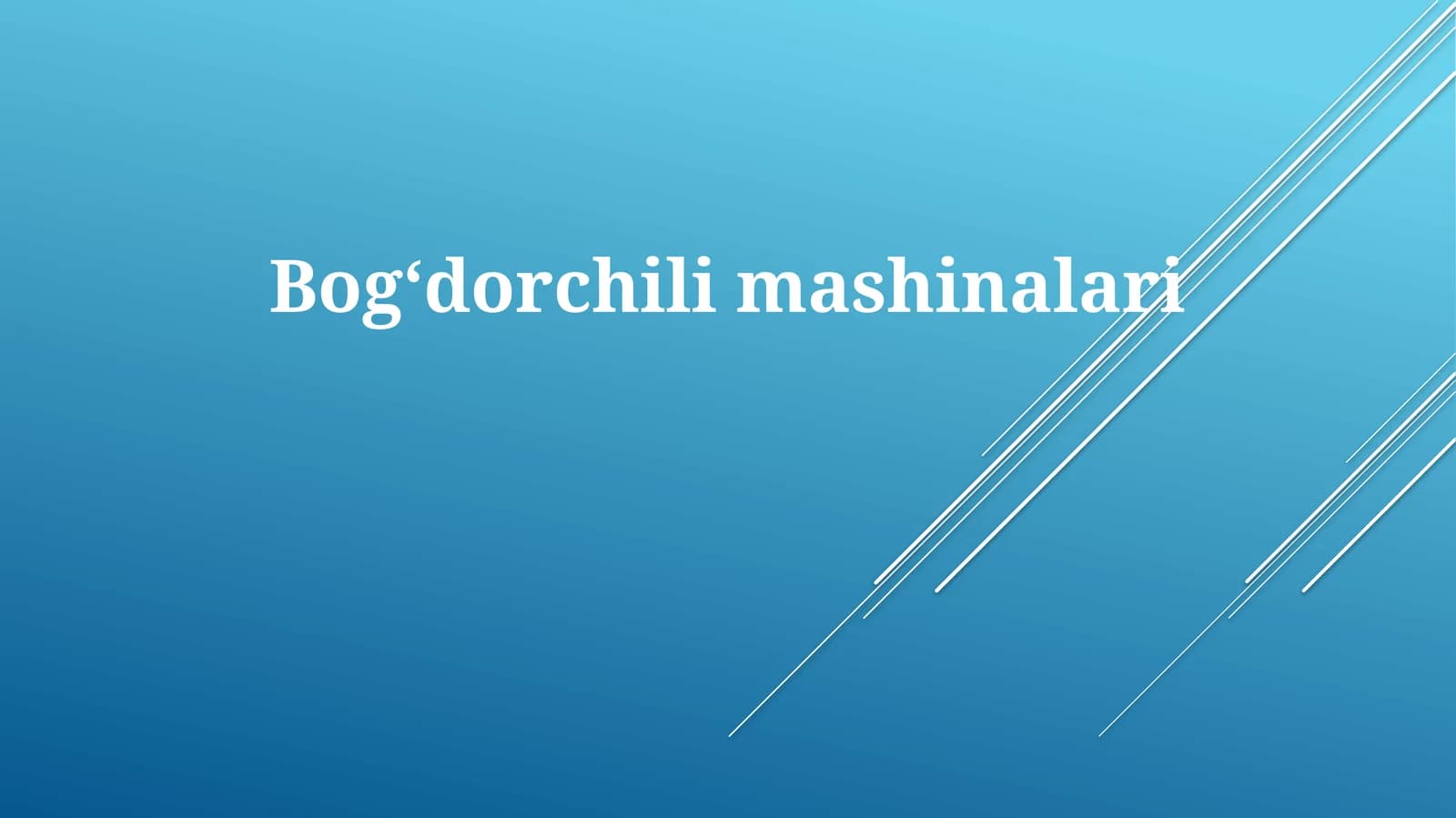 Paxta Yigim-Terim Mashinalari