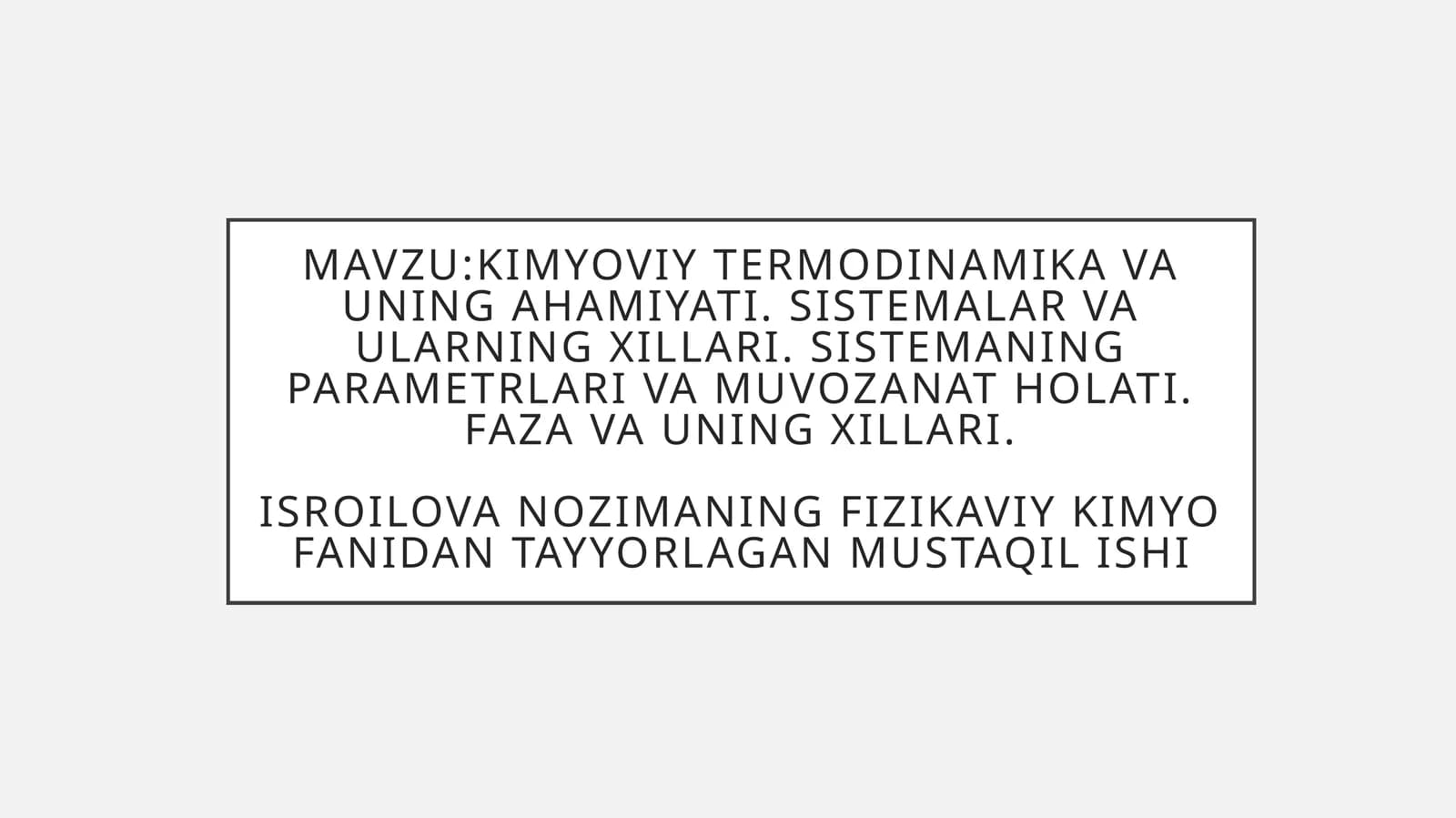 fizikaviy kimyodan pptx