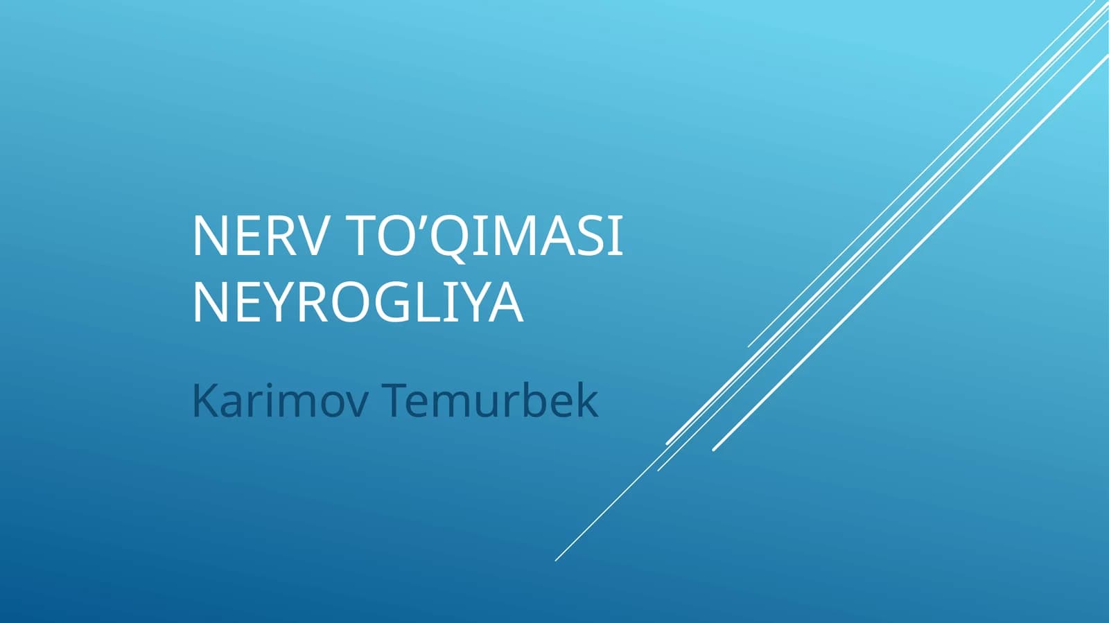 Nerv toʻqimasi