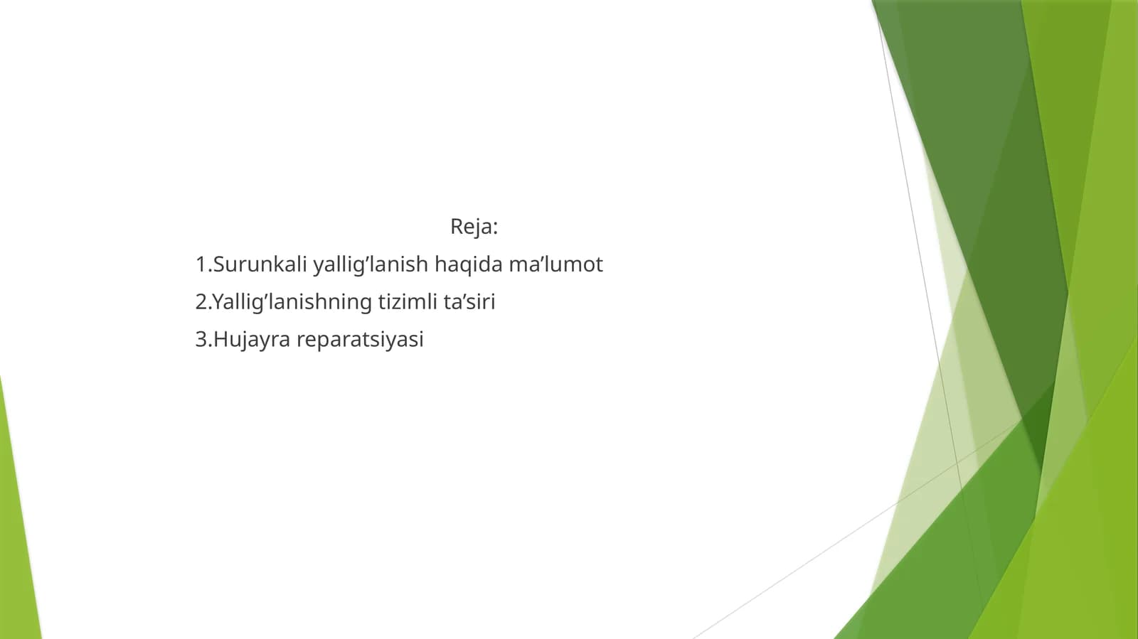Yallig'lanish tizimlari