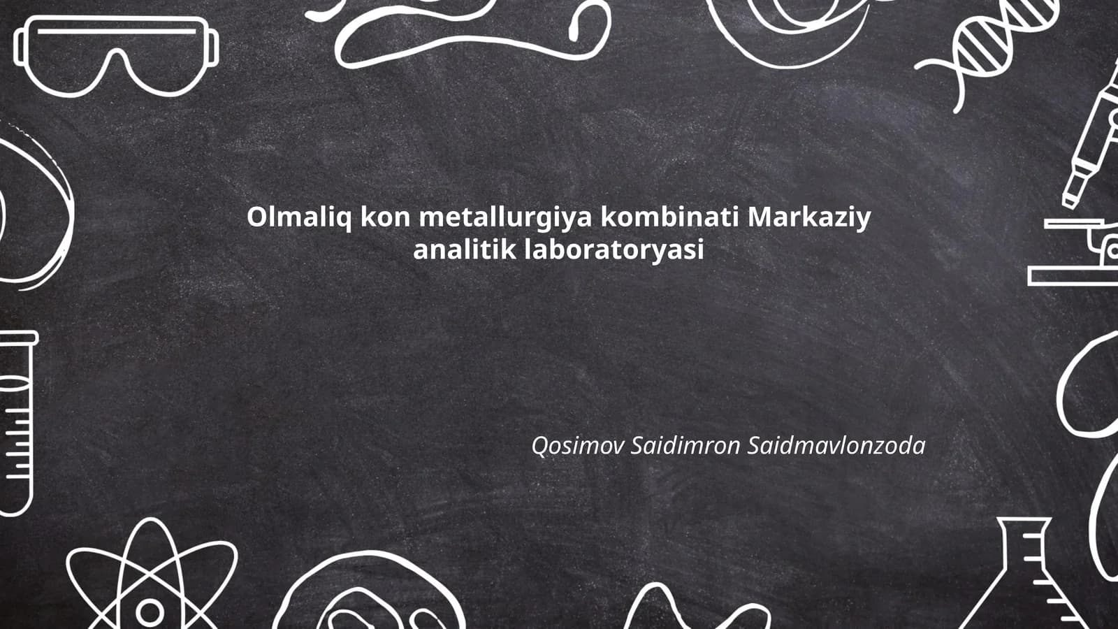 Kimyoviy tahlil jarayonlari