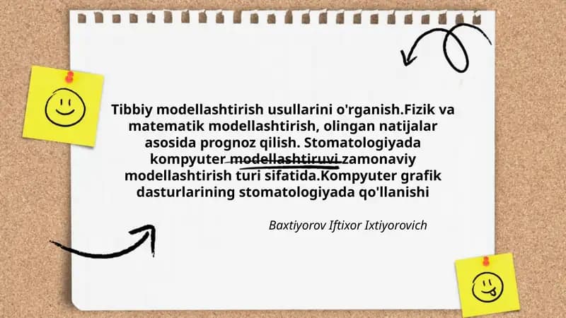 Tibbiy modellashtirish