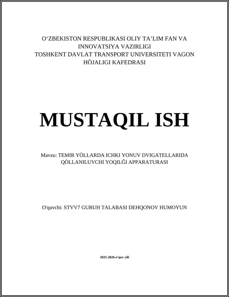 Yoqilg'i apparatlari