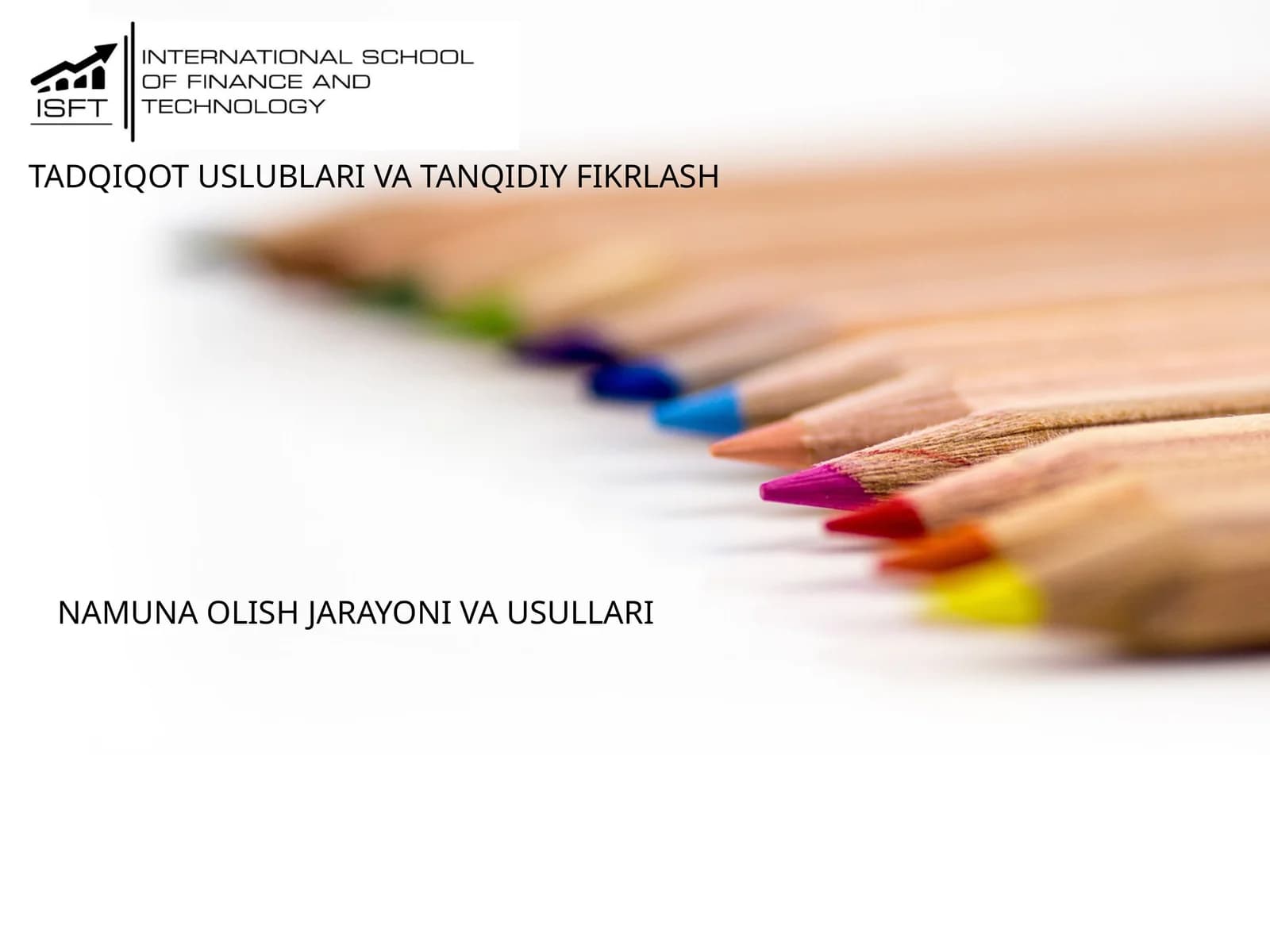 NAMUNA OLISH JARAYONI VA USULLARI