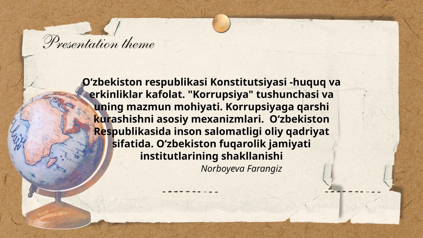 Oʻzbekiston respublikasi Konstitutsiyasi