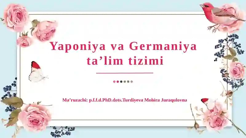 Yaponiya ta’lim tizimi