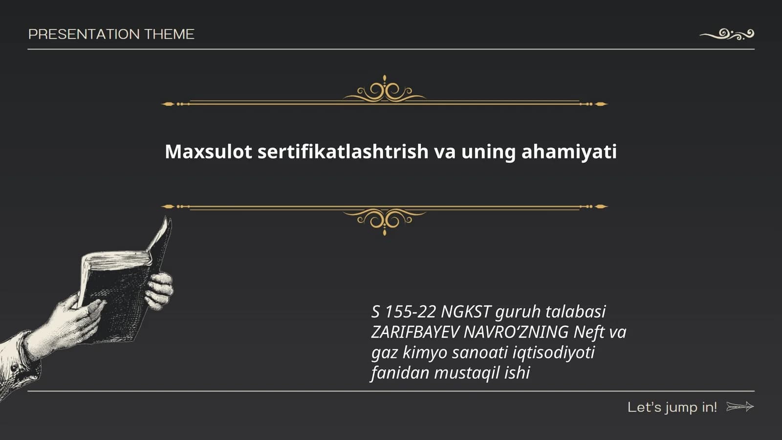 Maxsulot sertifikatlash tushunchasi