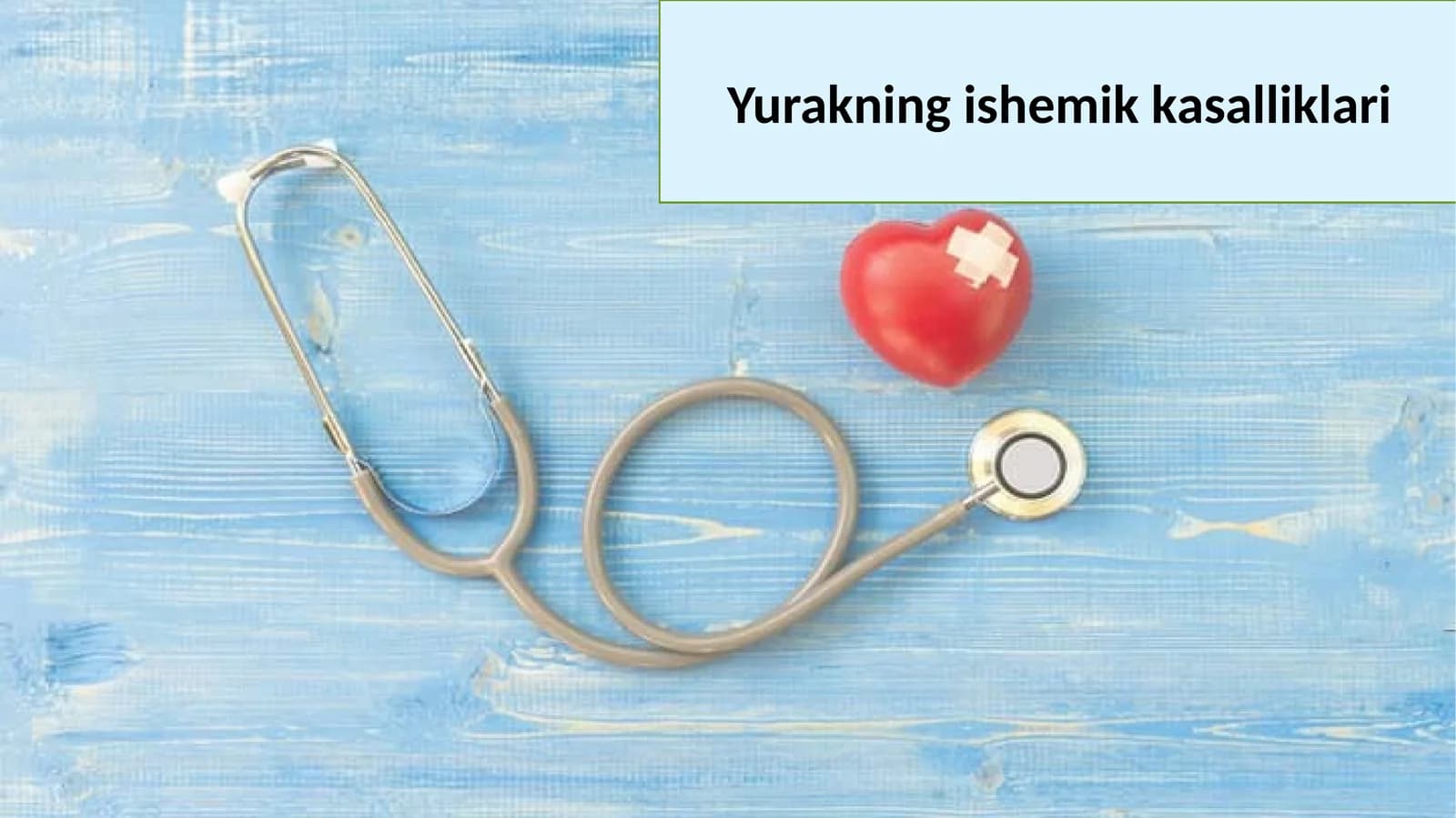 Yurakning ishemik kasalliklari tasnifi