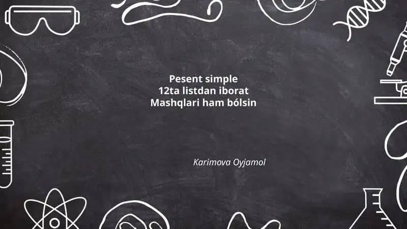 Pesent simple