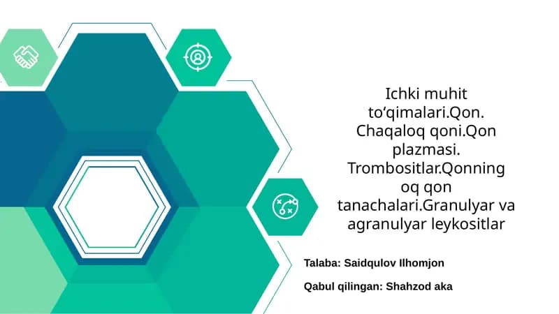 Ichki muhit toʻqimalari