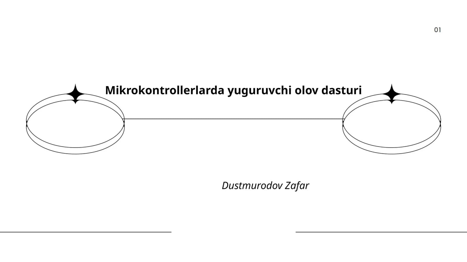 Mikrokontrollerlarda yuguruvchi olov dasturi