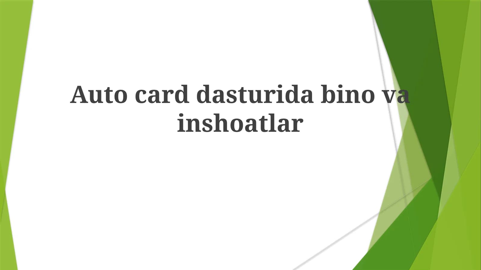 AutoCAD dasturi