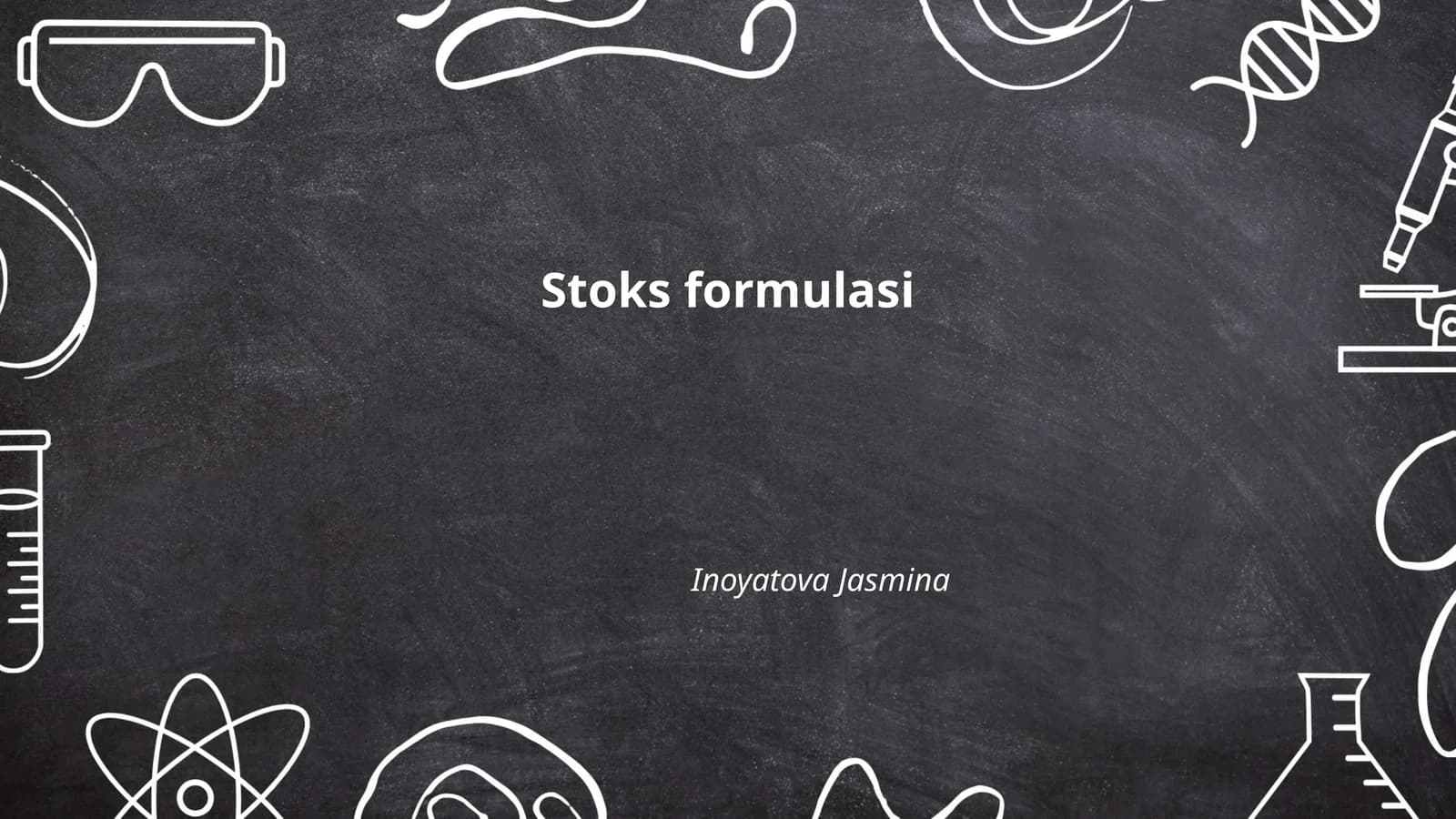 Stoks formulasi