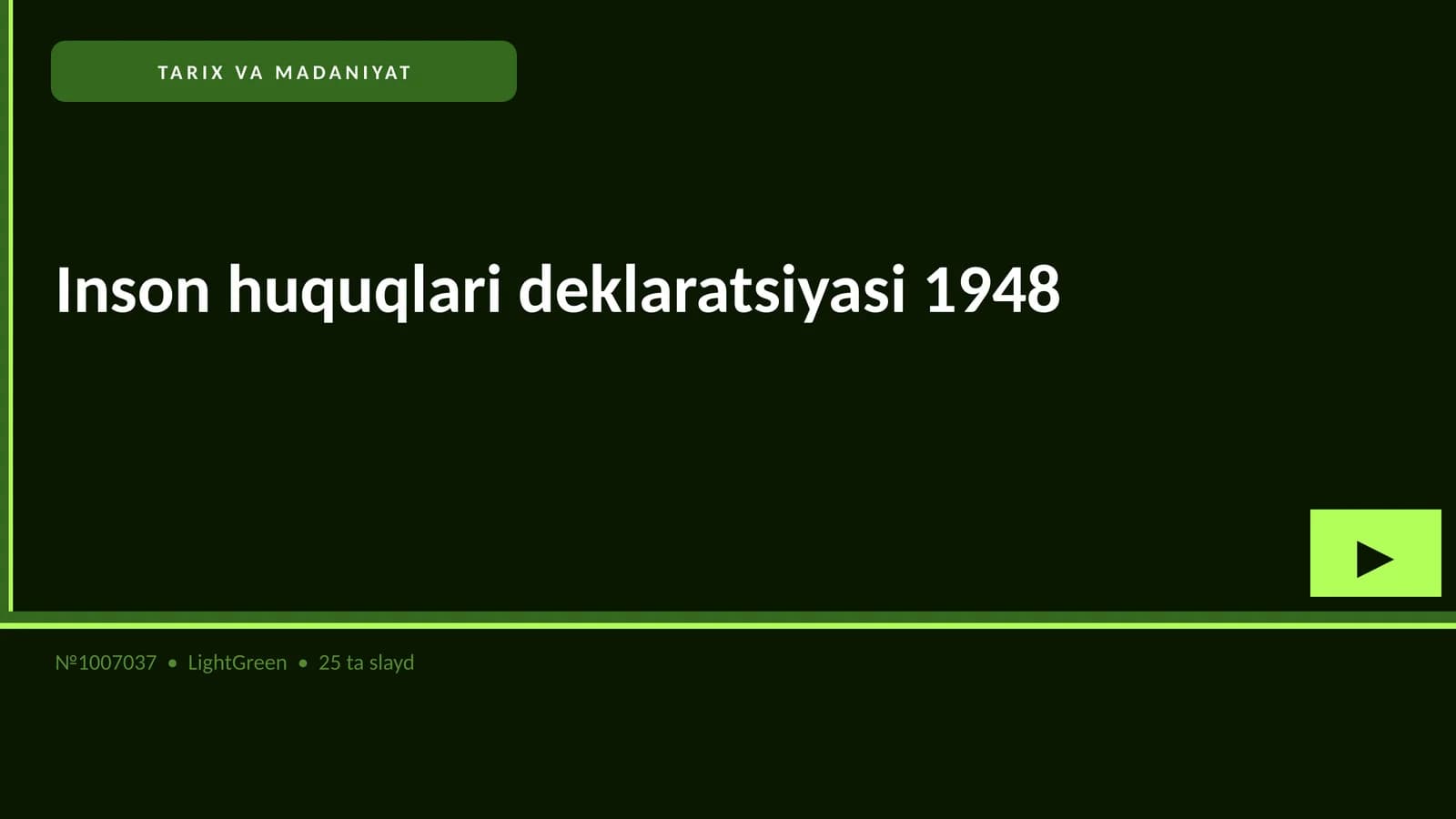 Inson huquqlari deklaratsiyasi 1948