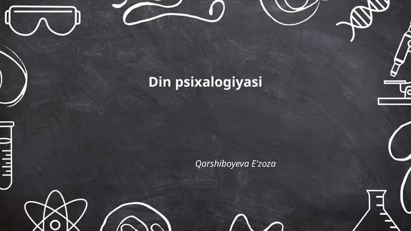 Din psixologiyasi