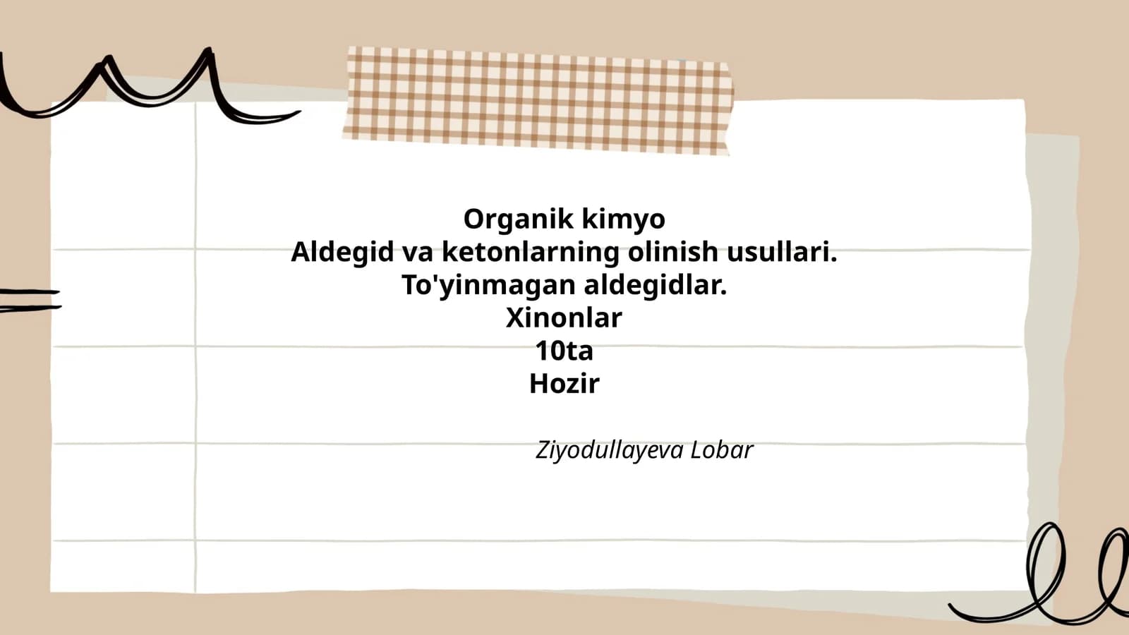 Aldegid va ketonlarning olinish usullari