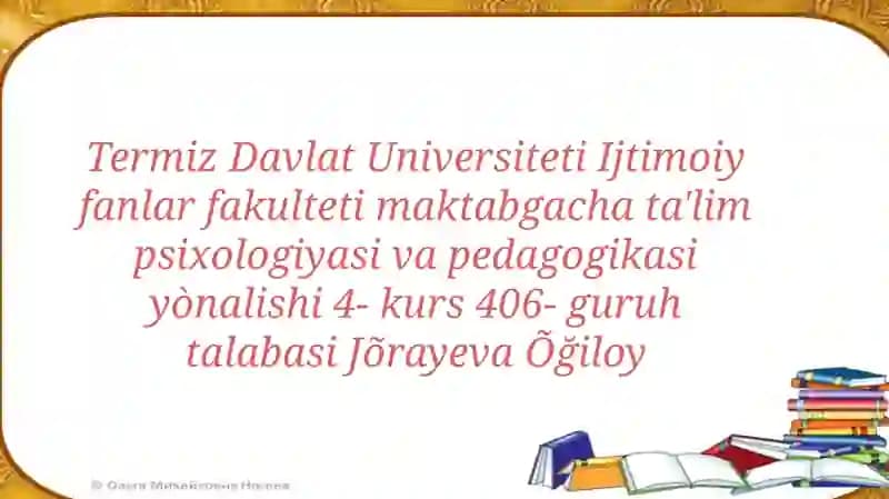 PEDAGOGIK QOBILIYAT