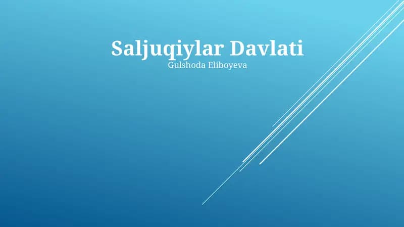Saljuqiylar Davlati