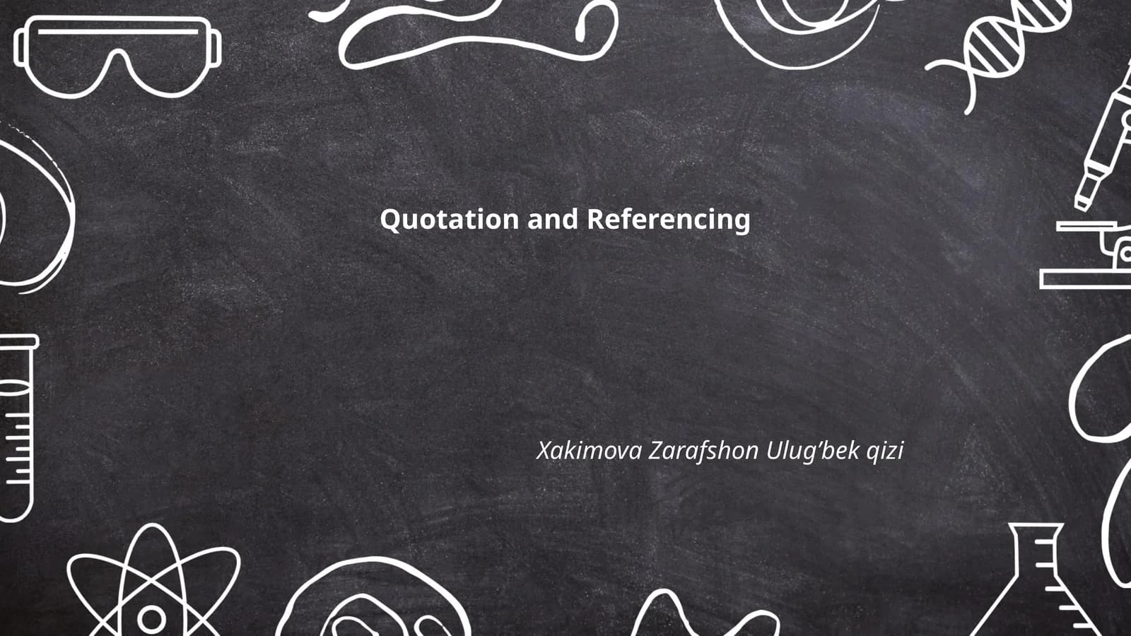 Quotation and Referencing