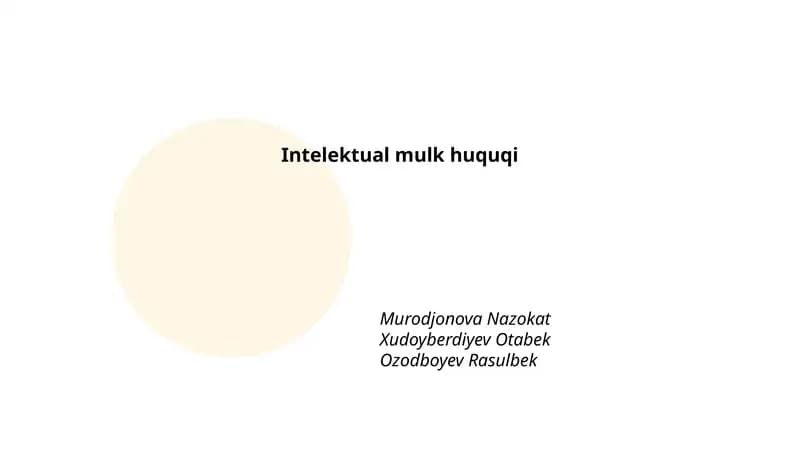 Mualliflik huquqi
