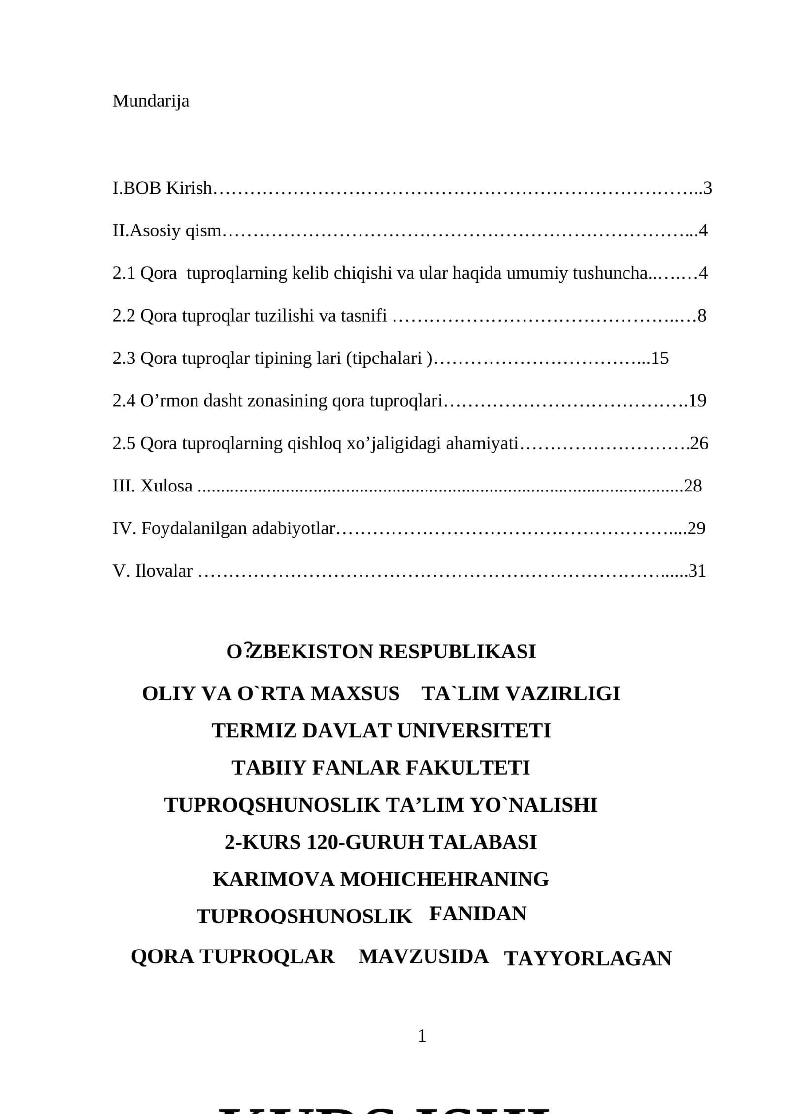 QORA TUPROQLAR