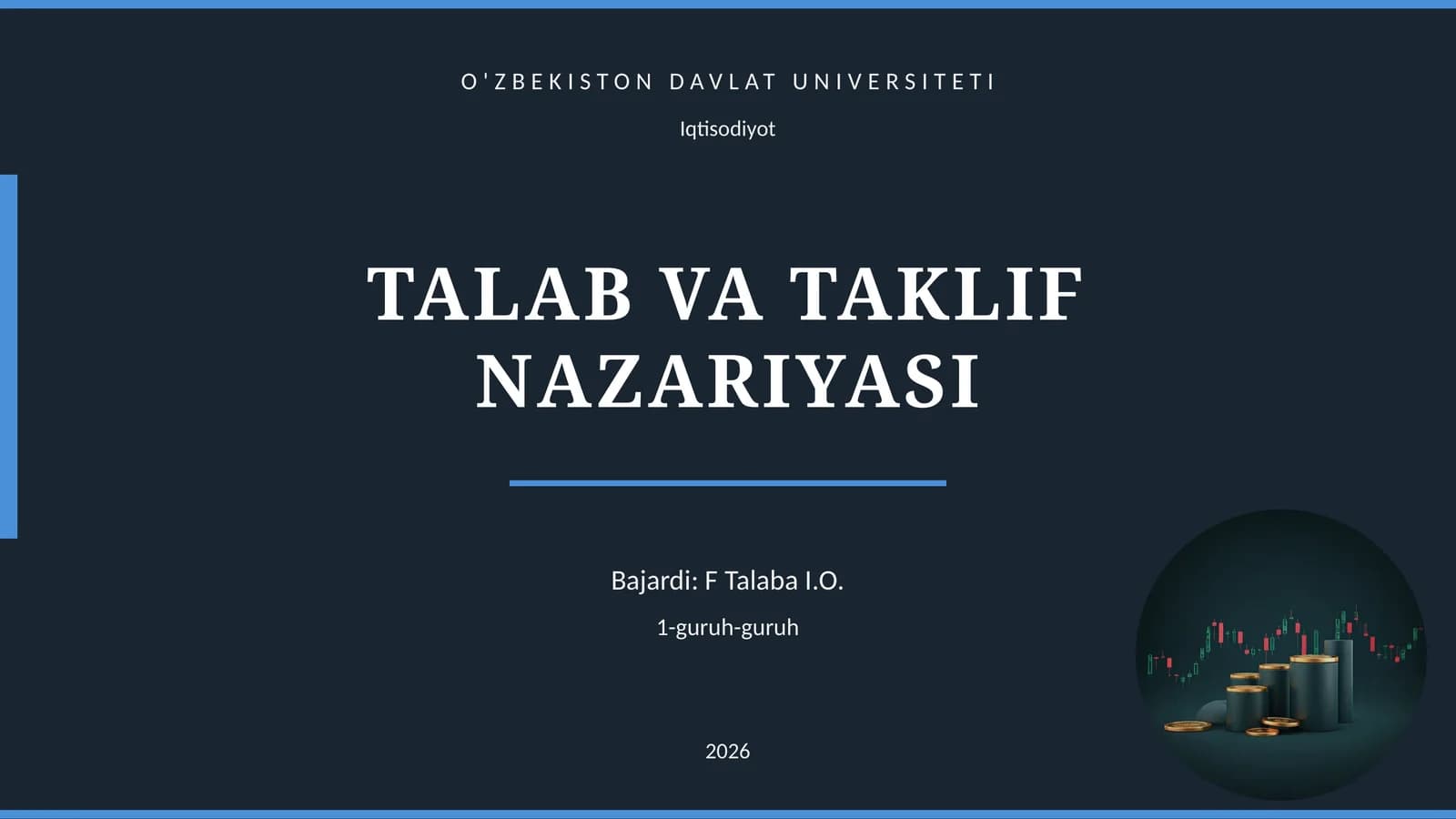 TALAB VA TAKLIF NAZARIYASI