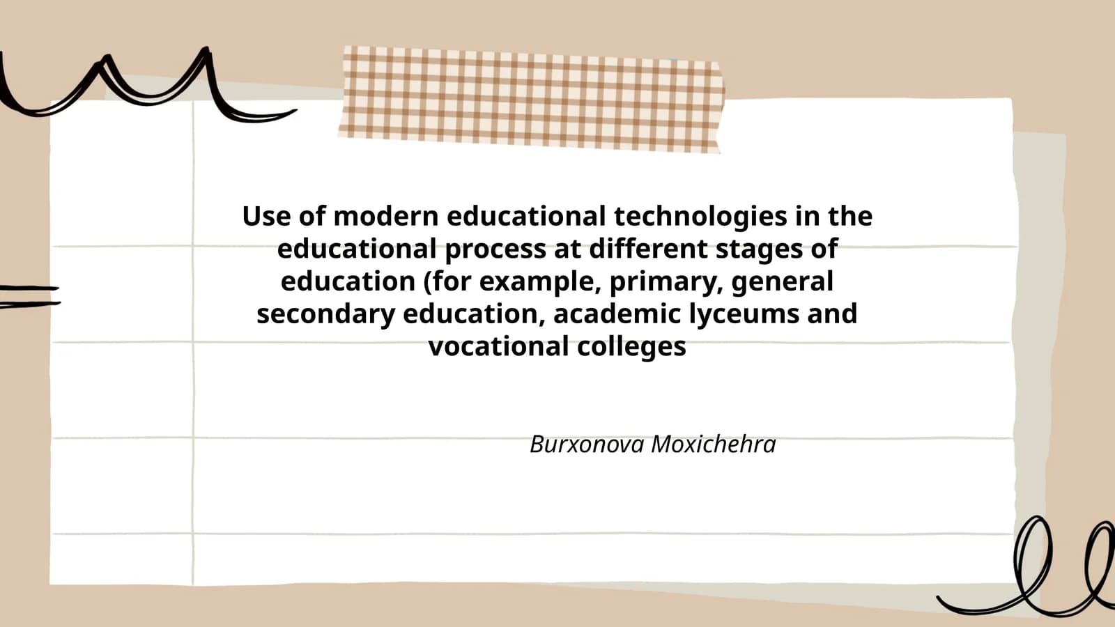Modern educational technologies in different stages of education