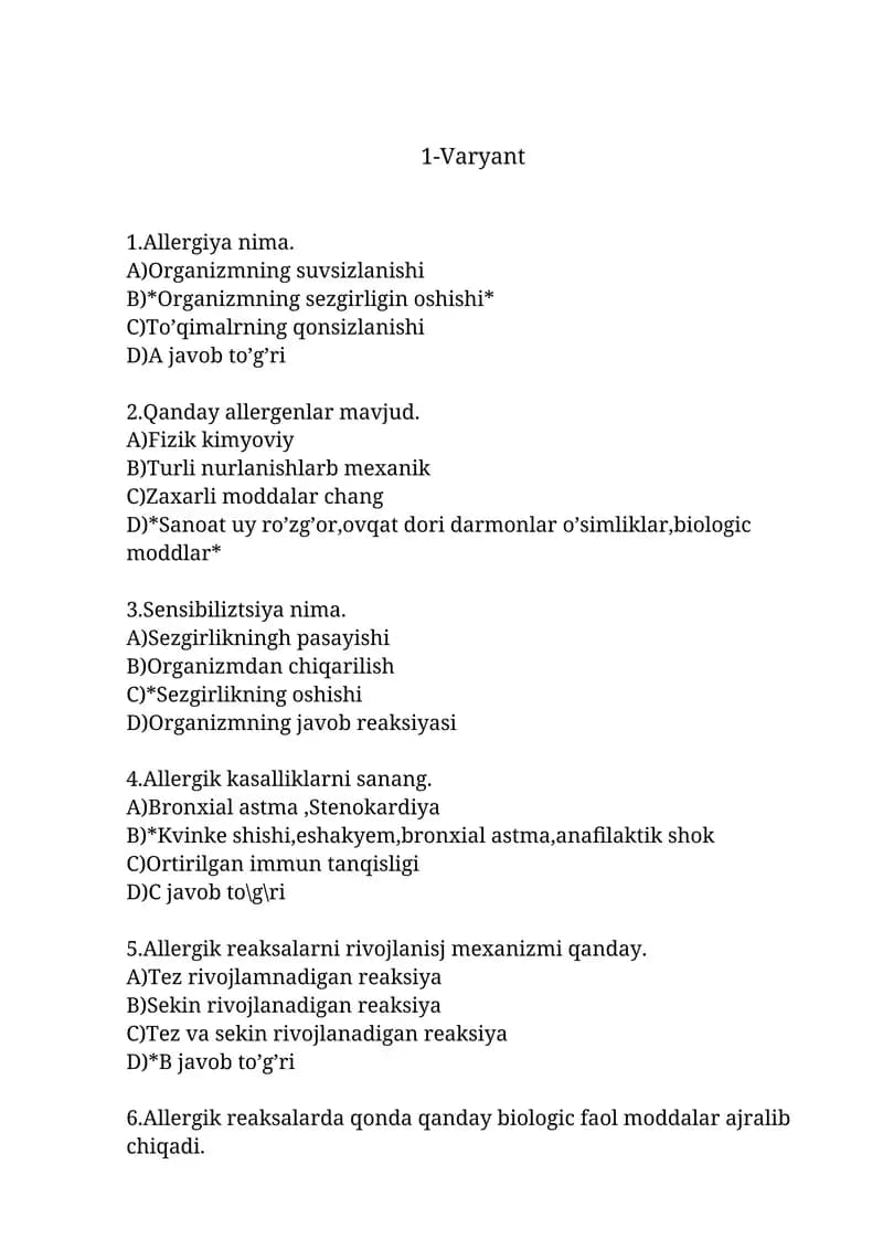 Allergiya