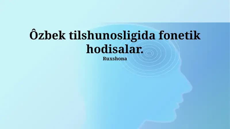 Fonologiya va fonetika