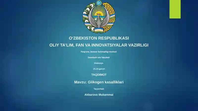Glikogen kasalliklari