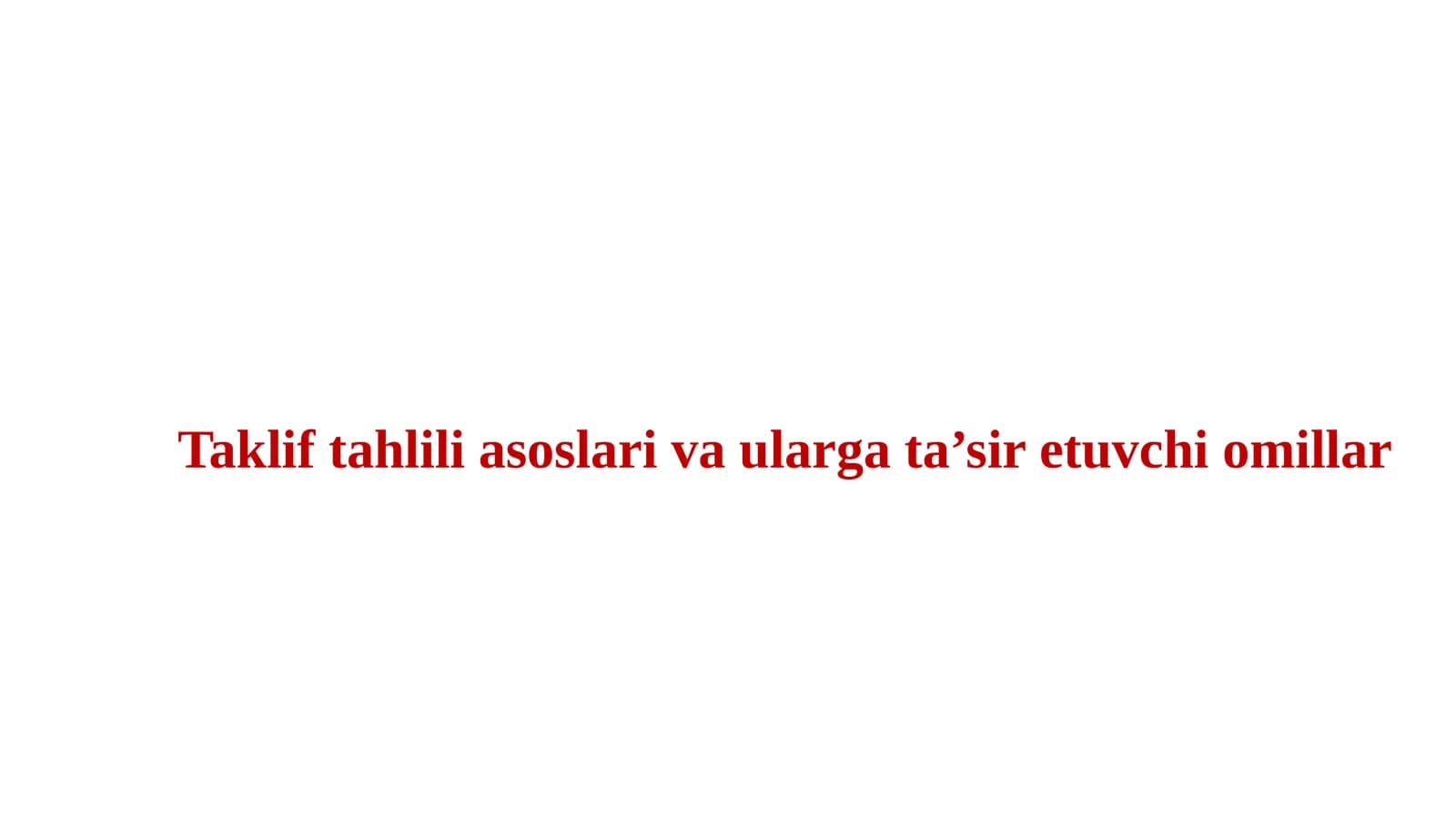 Taklif va Loyiha