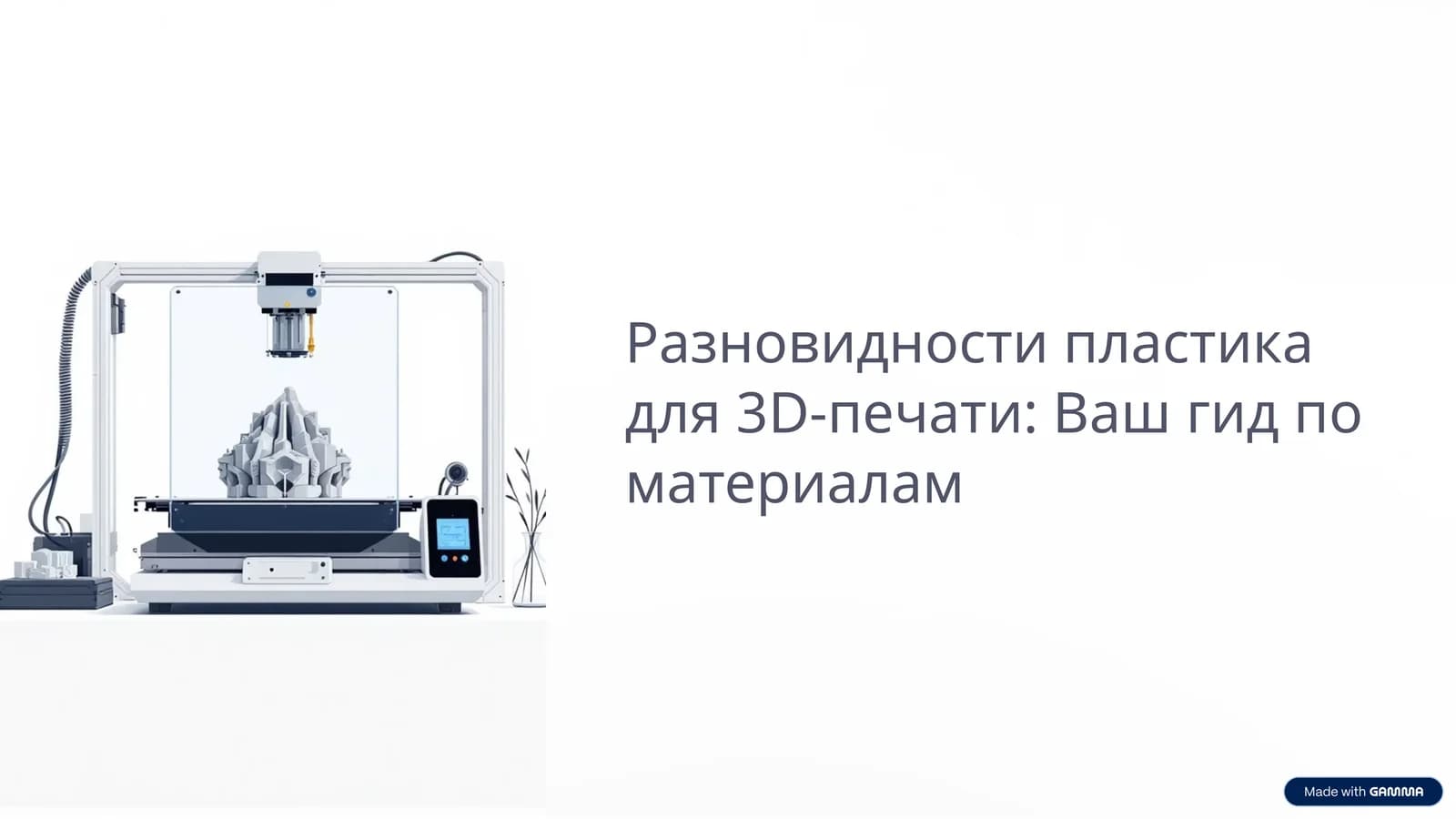 Разновидности пластика для 3D-печати: Ваш гид по материалам