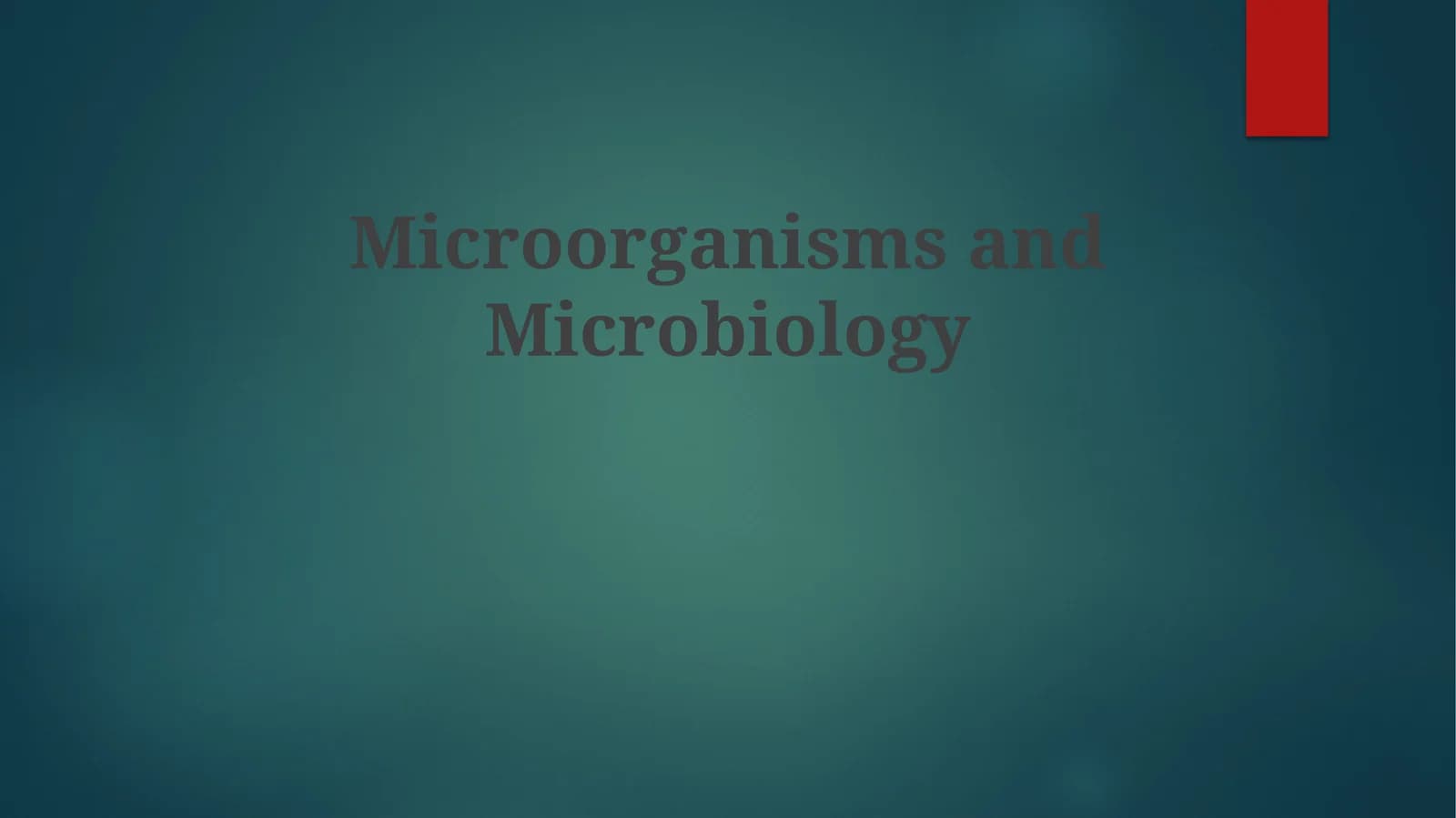 Microbial Ecology