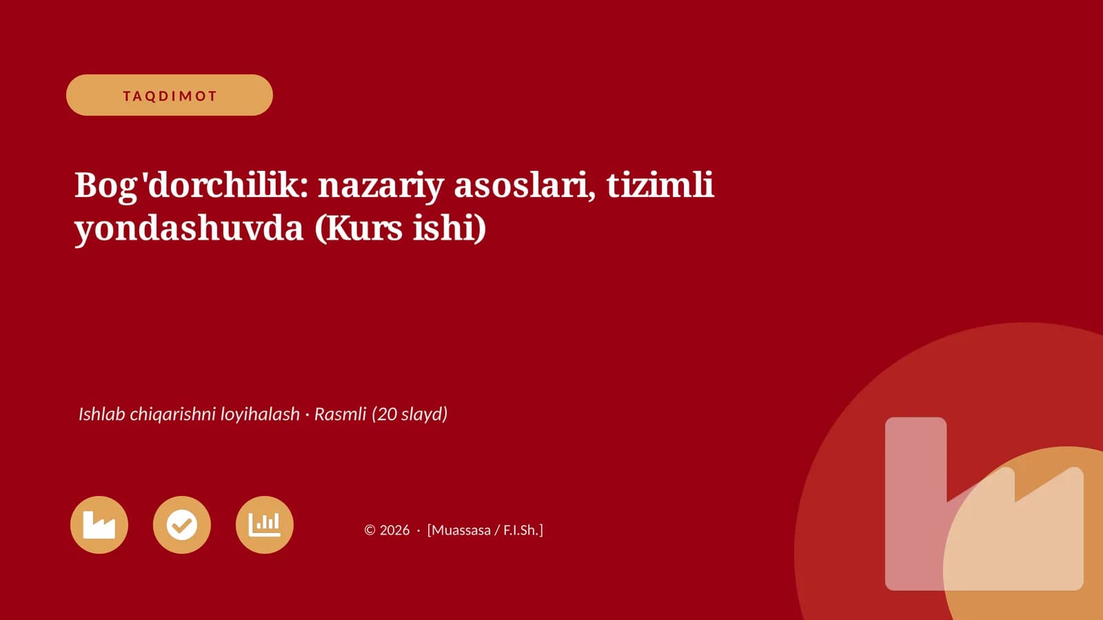 Bog'dorchilik: nazariy asoslari, tizimli yondashuvda