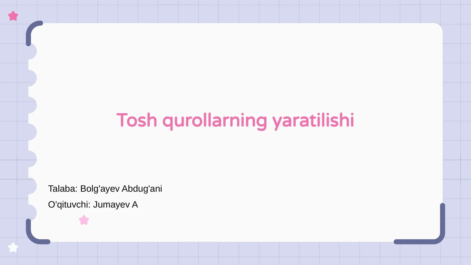 Tosh qurollarning yaratilishi