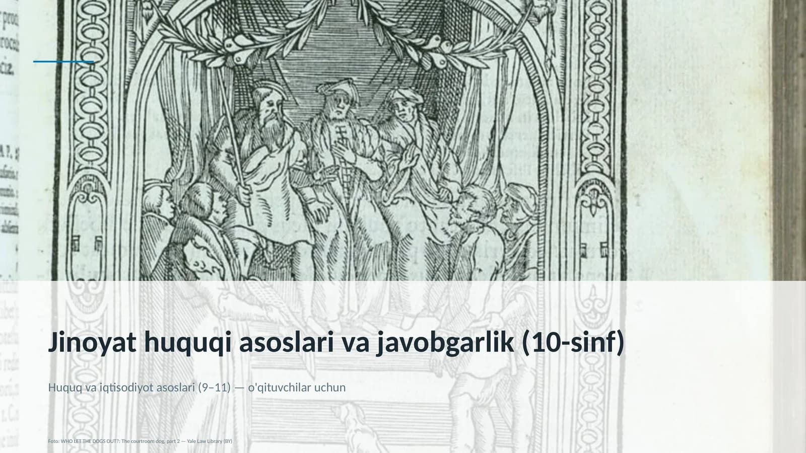 Jinoyat huquqi asoslari va javobgarlik (10-sinf)