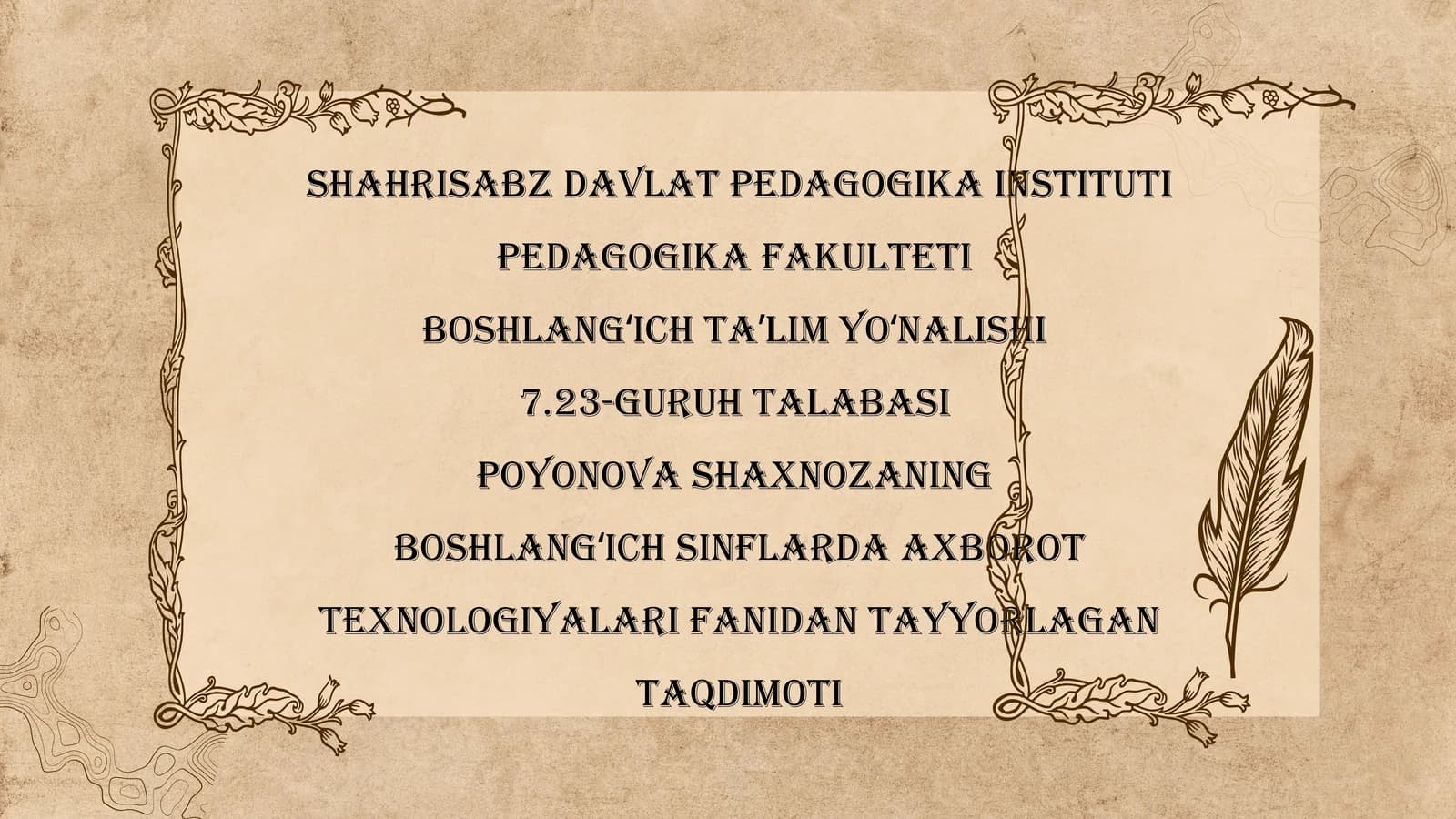 Mobil INTERNET TEXNOLOGIYALARI