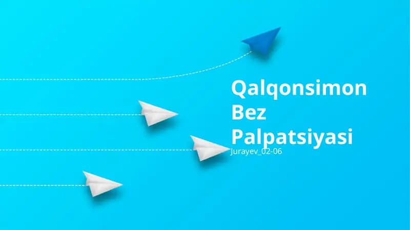 Qalqonsimon Bez Palpatsiyasi