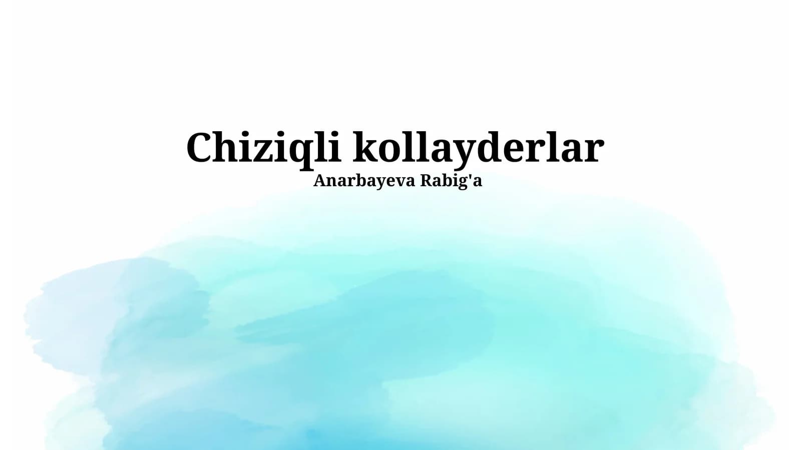 Chiziqli kollayderlar